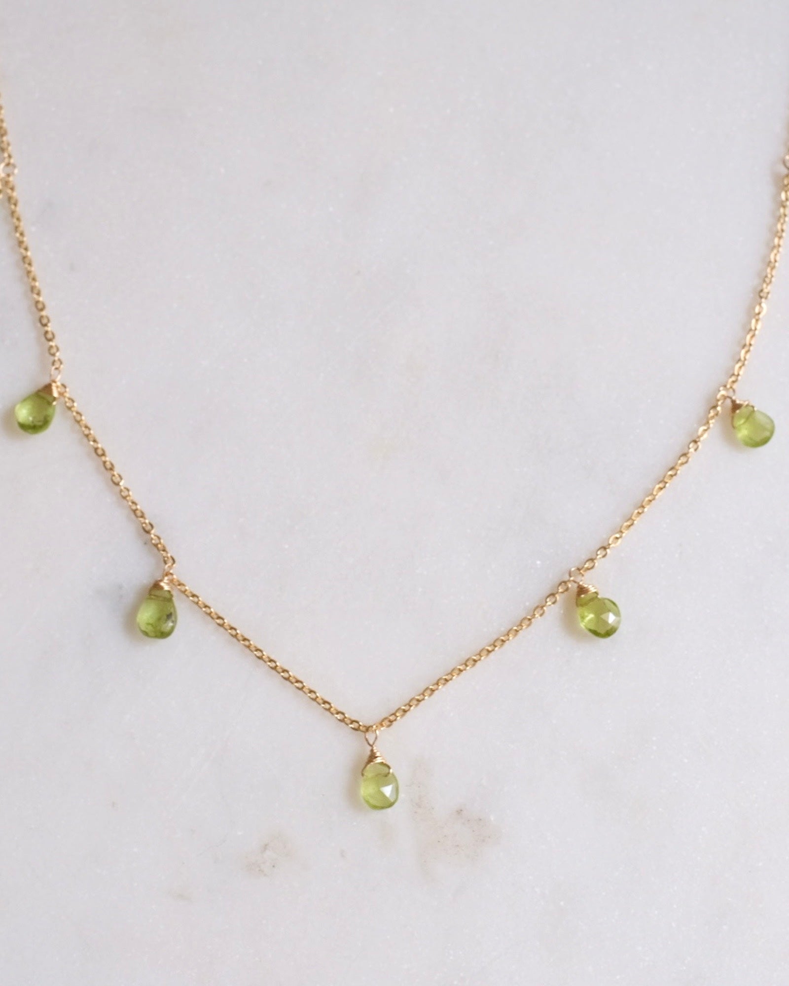Peridot Princess Necklace ERIJEWELRY