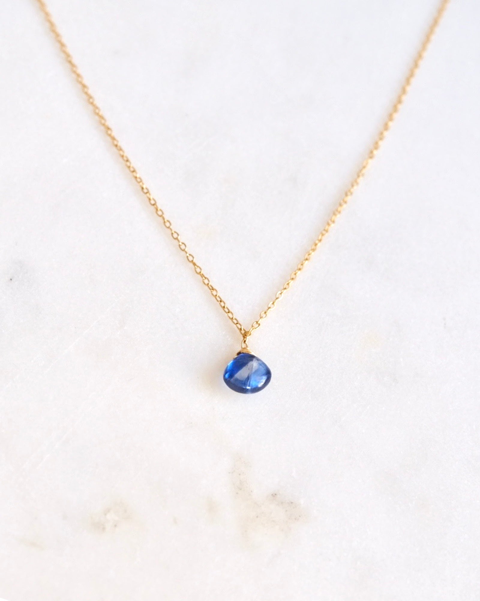 Kyanite drop necklace ERIJEWELRY