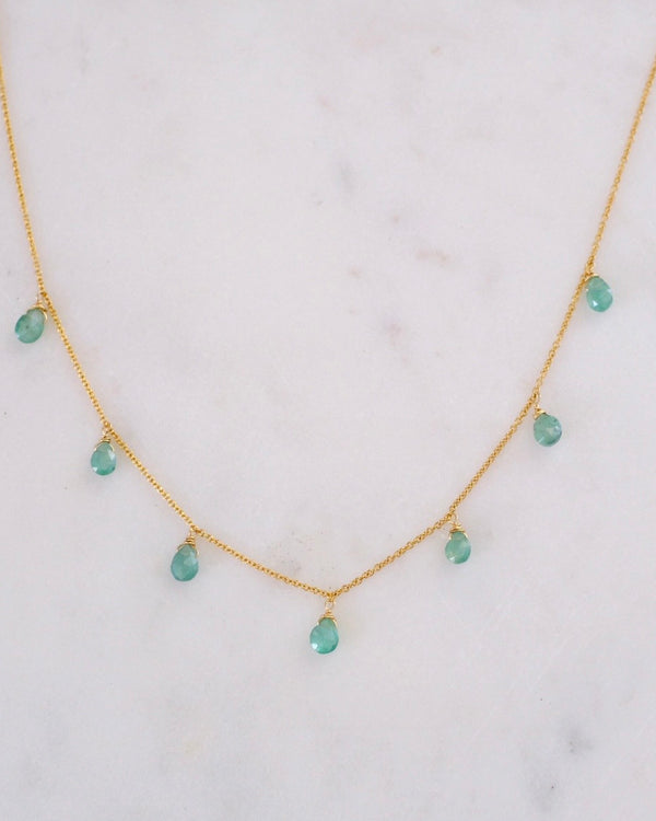 Light Emerald princess necklace