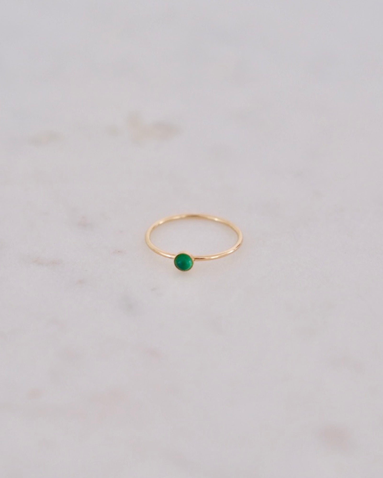 Petite Emerald ring ERIJEWELRY