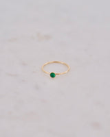 Petite Emerald ring