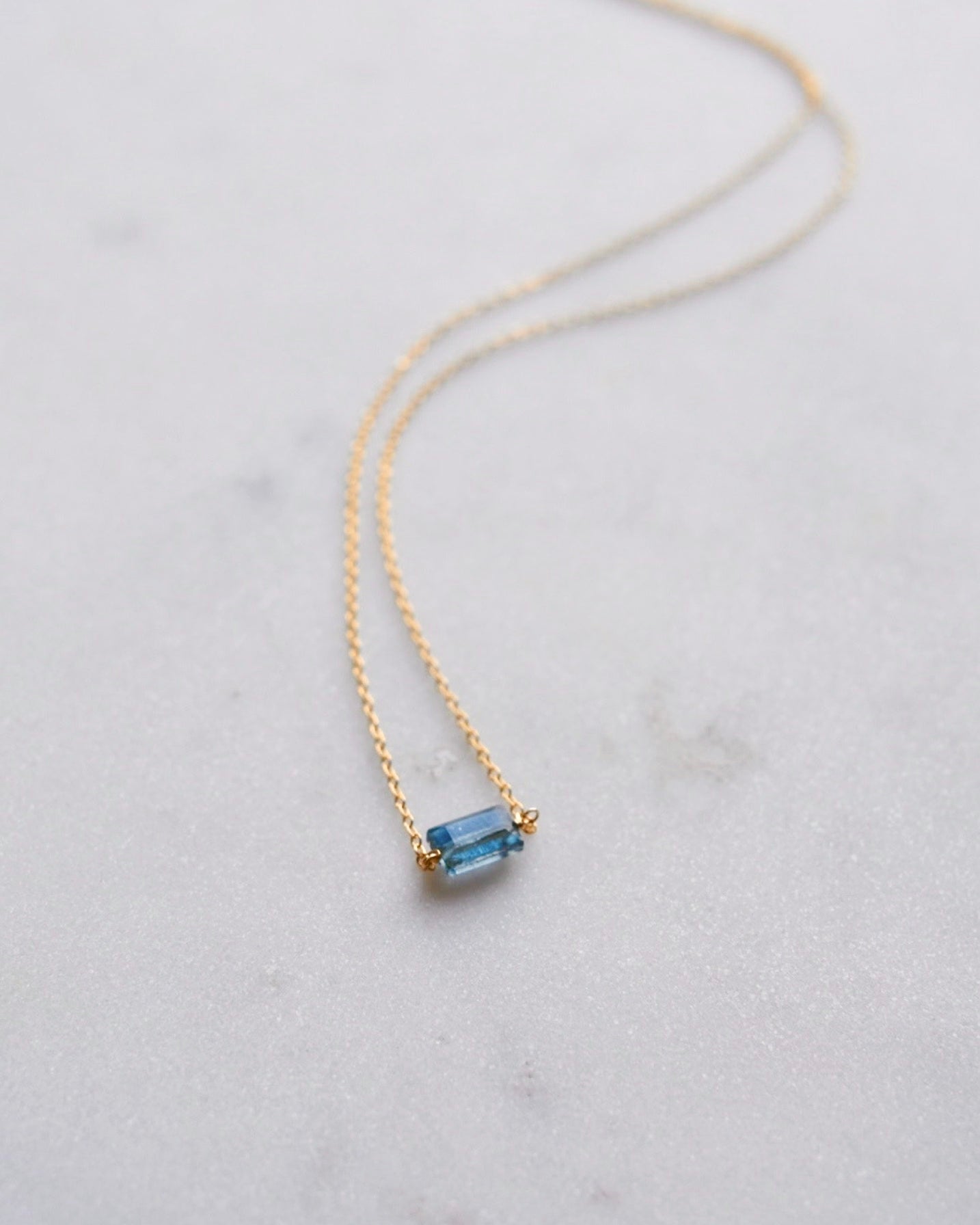 Kyanite point necklace ERIJEWELRY