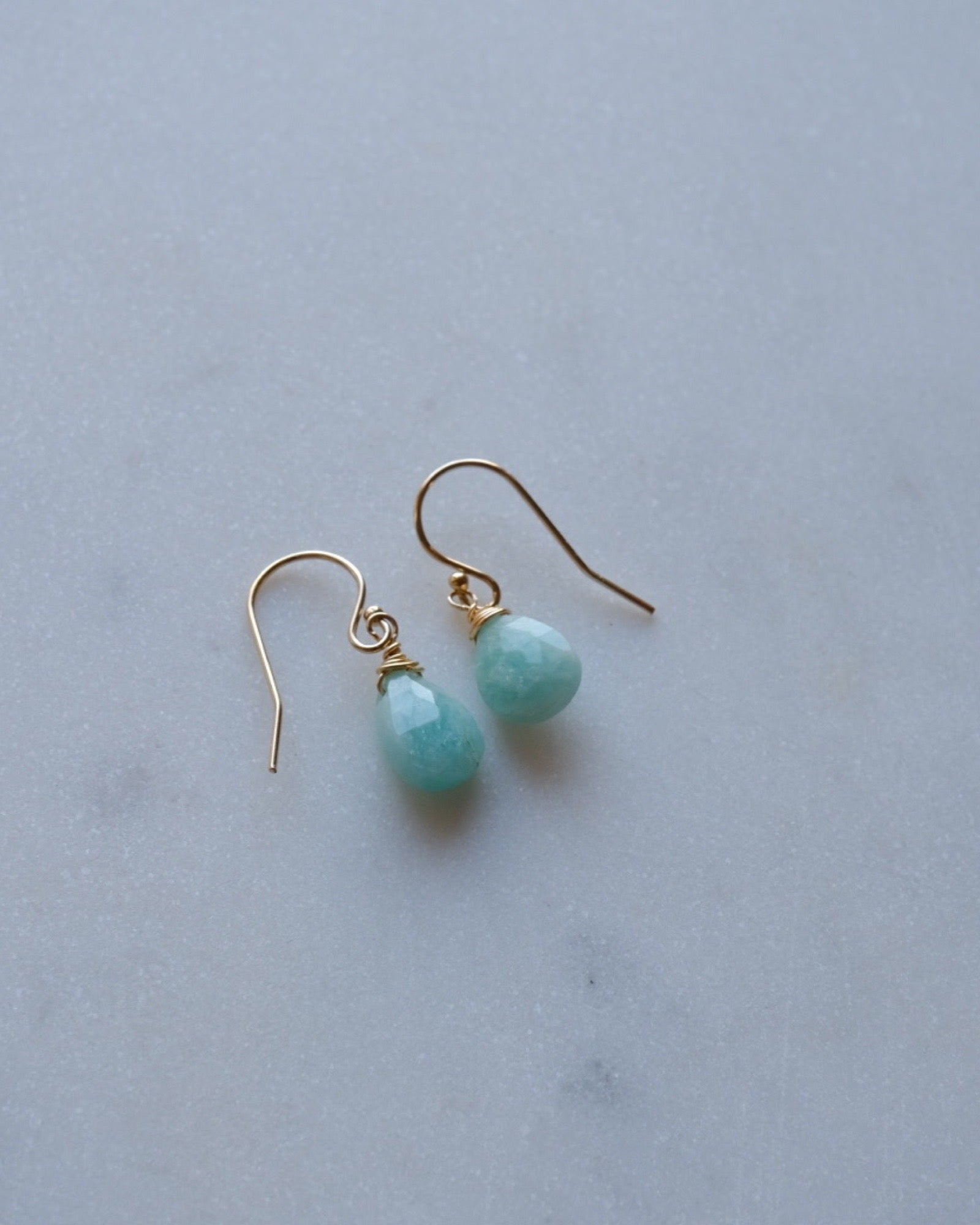 Amazonite drop earrings ERIJEWELRY