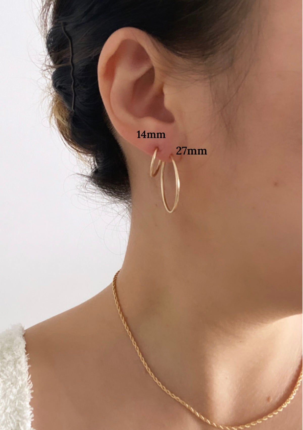 Small Infinity Hoops (14mm) ERIJEWELRY