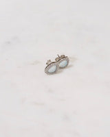 Opal Silver Earrings