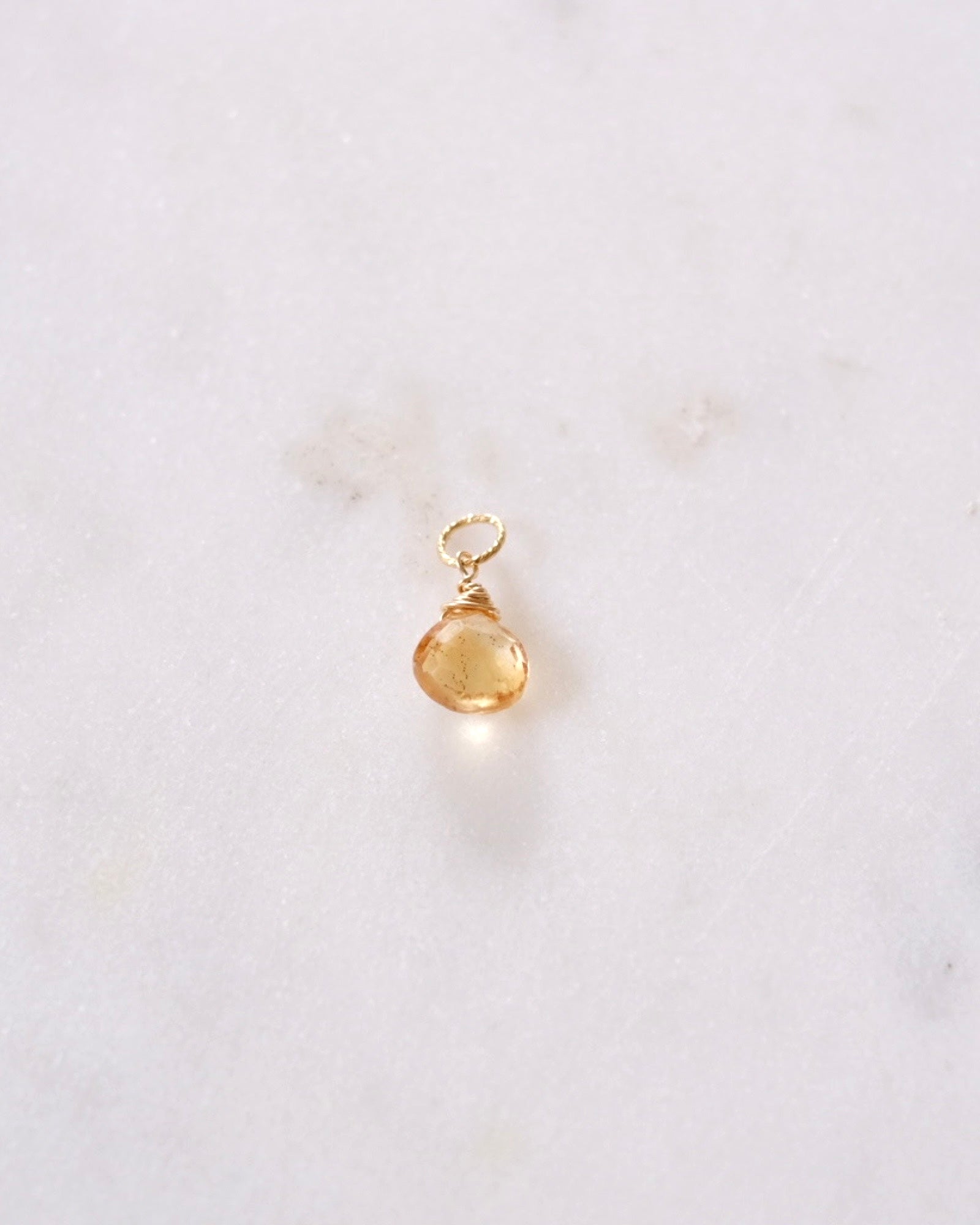 Citrine Pendant charm ERIJEWELRY