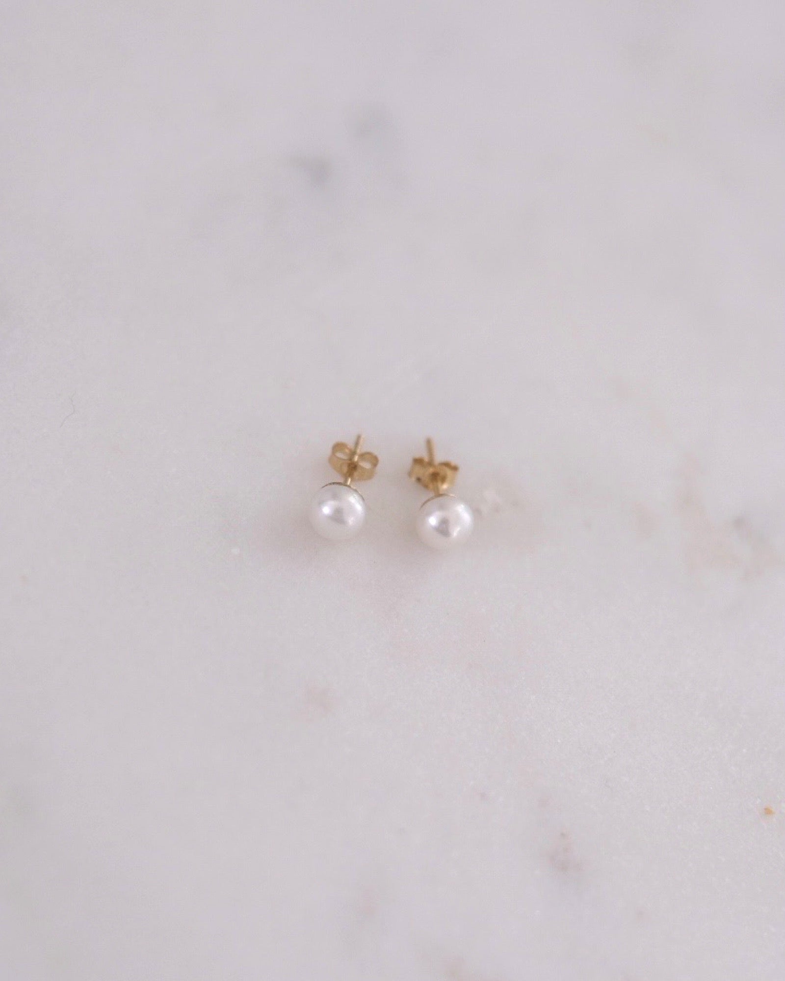 Petite Pearl Stud Earrings ERIJEWELRY