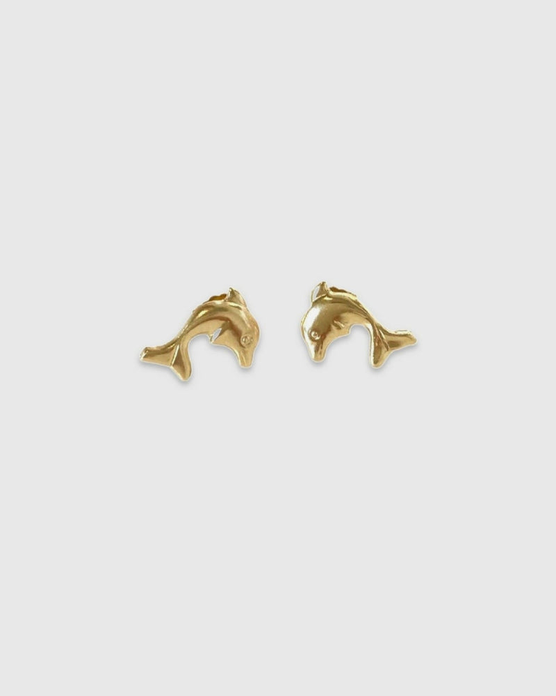 Dolphin Stud Earrings