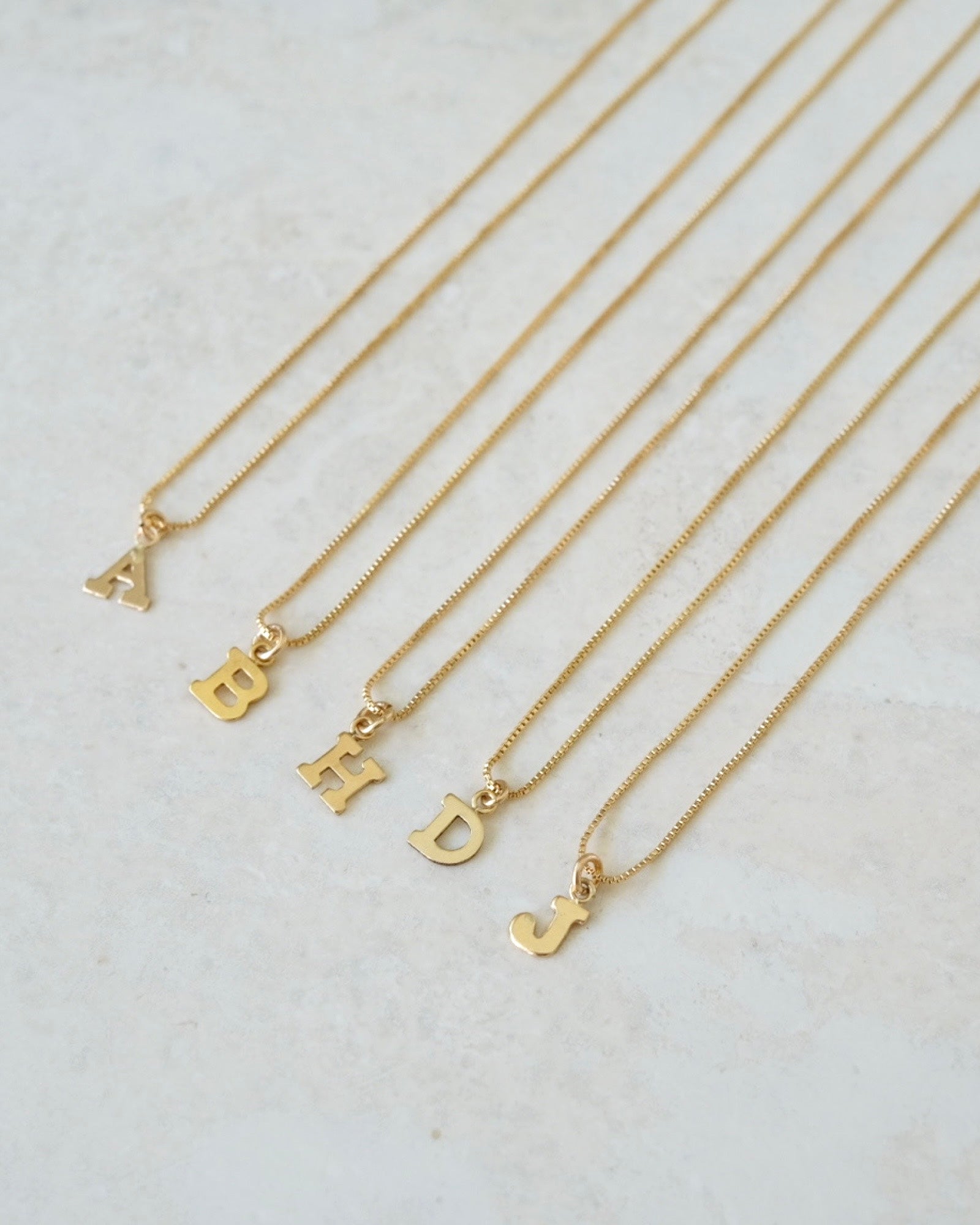 Personalised Initial letter Necklace ERIJEWELRY